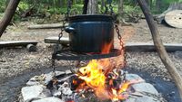 Wald Suppe Feuer