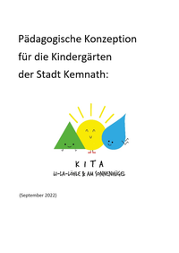 Deckblatt Konzeption Kindergarten